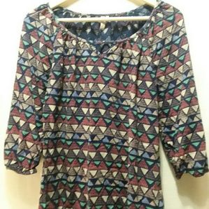 Red Camel Peasant Top